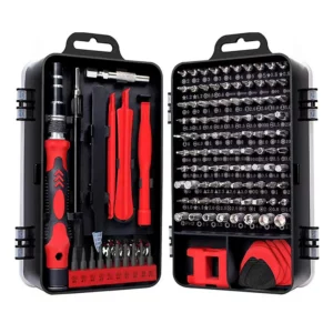 Kit de herramientas para celulares, roja y negra