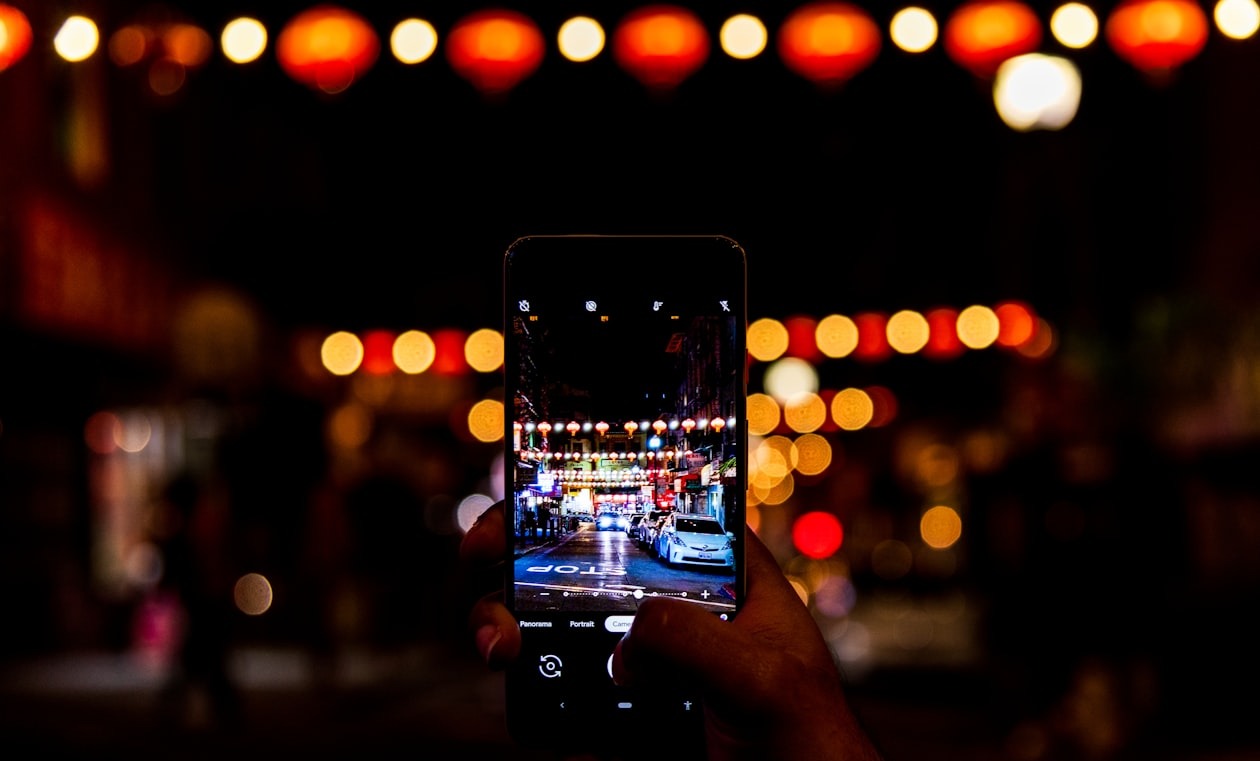 como sacar fotos nocturnas con el celular