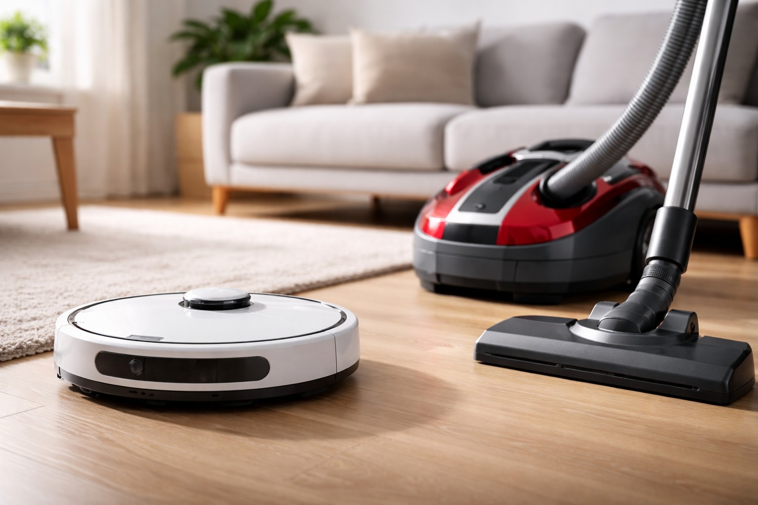 robot aspirador vs aspiradora