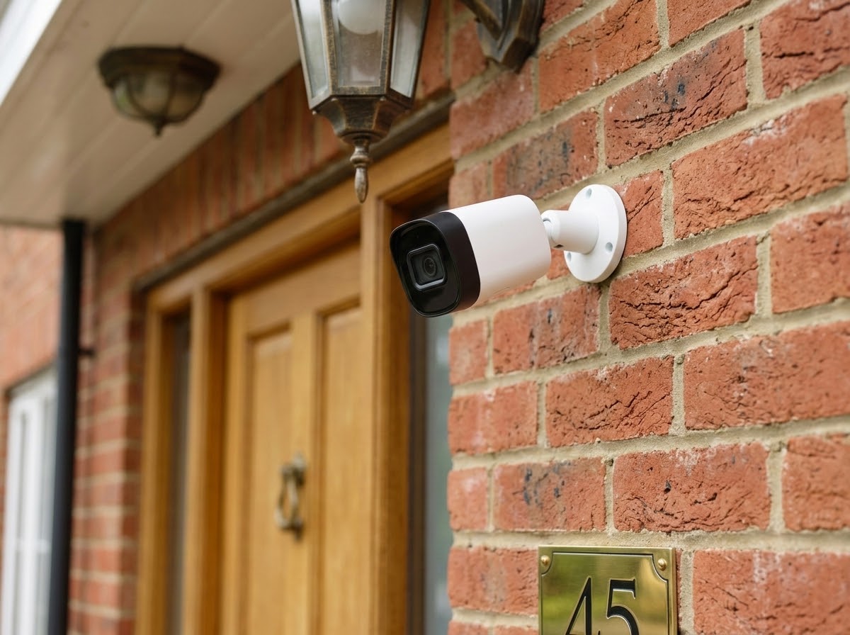cámara de seguridad en casa